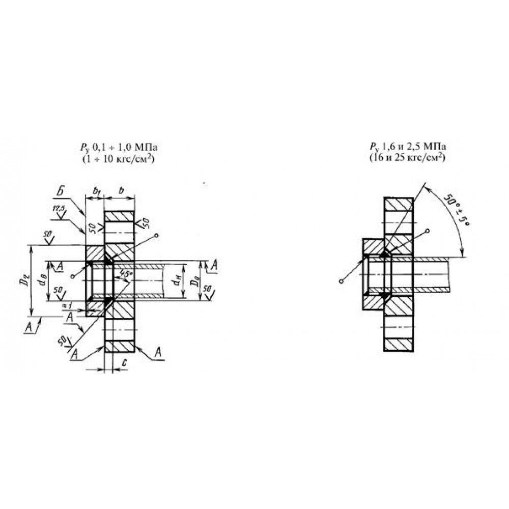 ГОСТ 12822-80 - Фланцы